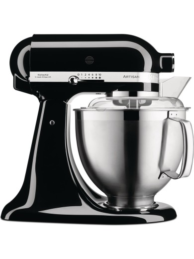 Кухонна машина KitchenAid Artisan 4,8 л 5KSM185PSEOB з відкидним блоком чорний