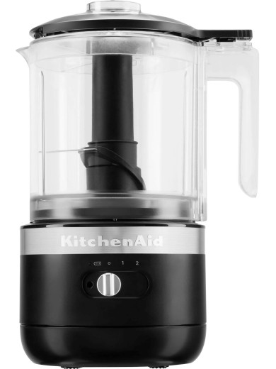 Кухонний мінікомбайн KitchenAid 5KFCB519EBM 1,3 л бездротовий матовий чорний