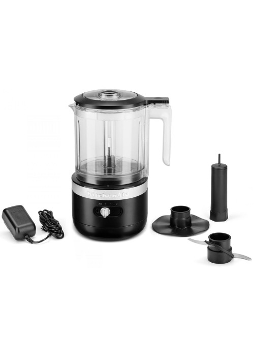 Кухонний мінікомбайн KitchenAid 5KFCB519EBM 1,3 л бездротовий матовий чорний