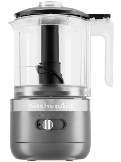 Кухонний мінікомбайн KitchenAid 5KFCB519EDG 1,3 л бездротовий, колір сіре вугілля