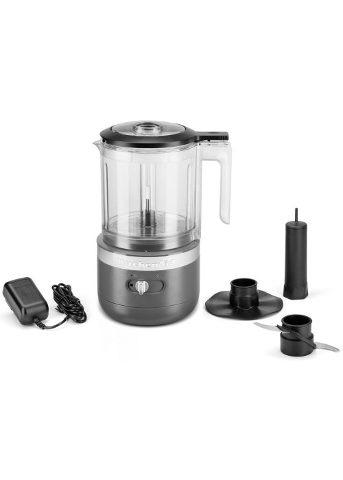 Кухонний мінікомбайн KitchenAid 5KFCB519EDG 1,3 л бездротовий, колір сіре вугілля