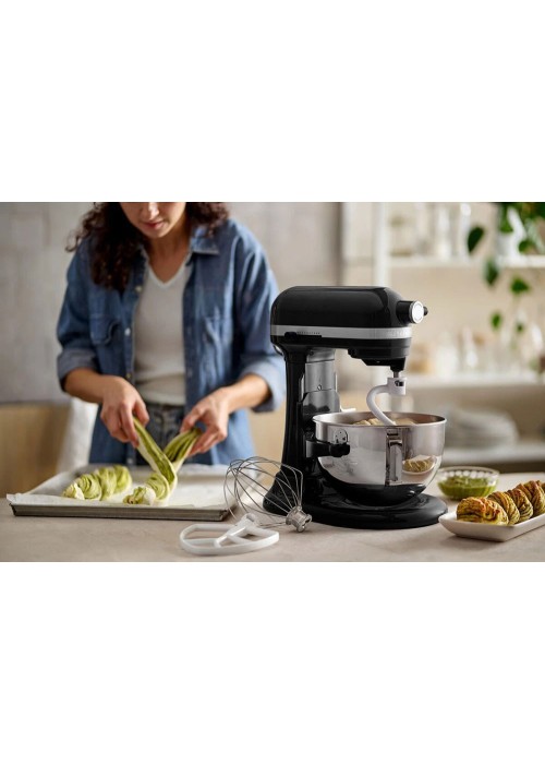 Кухонна машина KitchenAid Heavy Duty 5,2 л 5KSM55SXXEOB з підйомною чашею, чорний