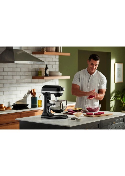 Кухонна машина KitchenAid Heavy Duty 5,2 л 5KSM55SXXEOB з підйомною чашею, чорний