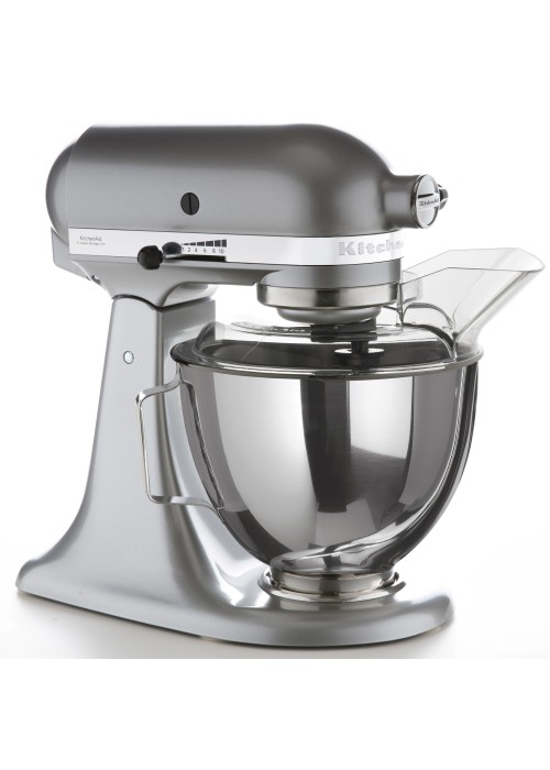 Кухонна машина KitchenAid Artisan 4,3 л 5KSM95PSECU з відкидним блоком, сріблястий