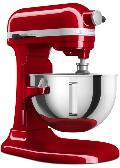 Кухонна машина KitchenAid Heavy Duty 5,2 л 5KSM55SXXEER з підйомною чашею, червоний