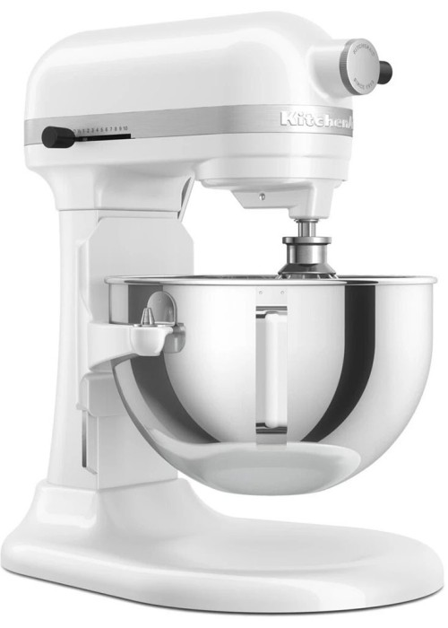 Кухонна машина KitchenAid Heavy Duty 5,2 л 5KSM55SXXEWH з підйомною чашею, білий