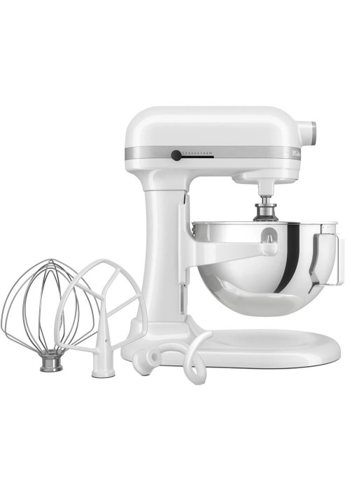 Кухонна машина KitchenAid Heavy Duty 5,2 л 5KSM55SXXEWH з підйомною чашею, білий