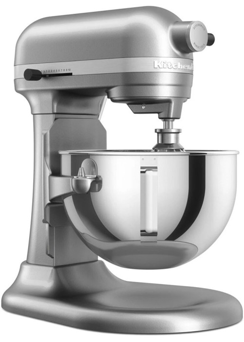 Кухонна машина KitchenAid Heavy Duty 5,2 л 5KSM55SXXECU з підйомною чашею, сріблястий