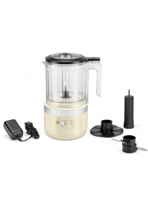 Кухонний мінікомбайн KitchenAid 5KFCB519EER кремовий бездротовий