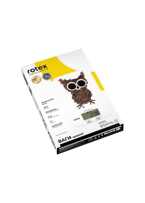 Ваги кухонні Rotex RSK14-O owl