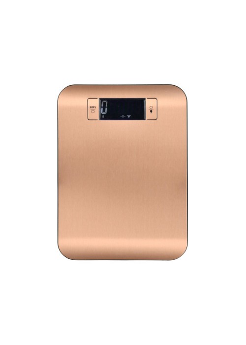 Ваги кухонні Bergner Copper, 0-5 кг, мідні (BG-50058-CP)