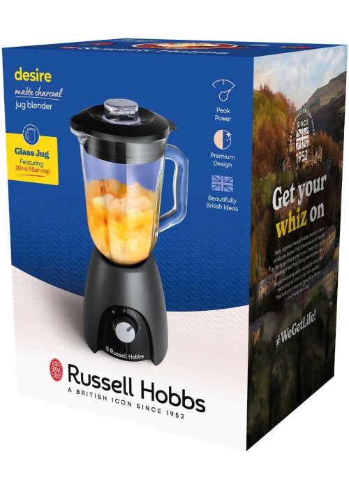 Блендер стаціонарний RUSSELL HOBBS 27121-56 Matte Charcoal Jug Blender