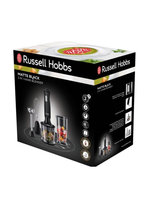 Блендер RUSSELL HOBBS 24702-56 Matte Black 3in1