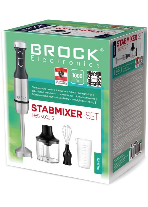 Блендер BROCK HBS 9002 S (подрібнювач, Миксер)