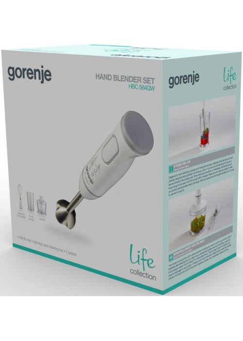 Блендер занурювальний GORENJE HBC 564 QW (LW-3515G1)