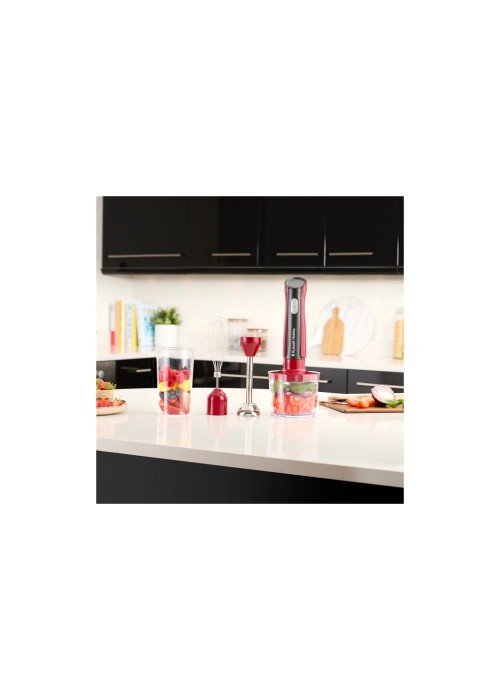 Блендер Russell Hobbs Hobbs заглибний Desire Red, 500Вт, чаша-500мл, вінчик, міні-подріб. (27140-56)