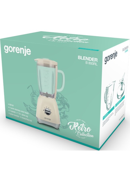 Блендер стаціонарний GORENJE B 800 RL