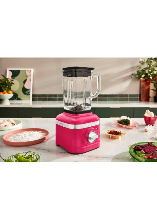 Блендер KitchenAid Artisan K400 1,4 л 5KSB4026EHI зі скляним стаканом, колір гібіскус