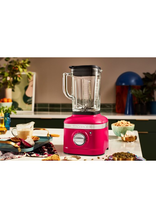 Блендер KitchenAid Artisan K400 1,4 л 5KSB4026EHI зі скляним стаканом, колір гібіскус