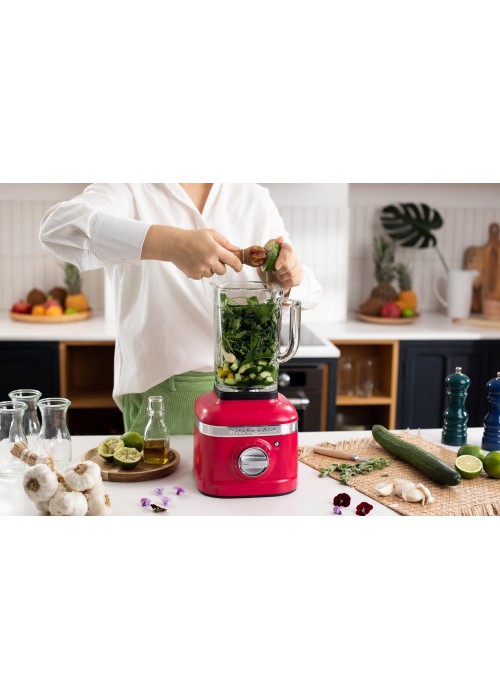 Блендер KitchenAid Artisan K400 1,4 л 5KSB4026EHI зі скляним стаканом, колір гібіскус