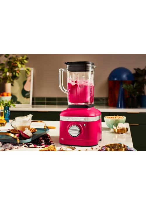 Блендер KitchenAid Artisan K400 1,4 л 5KSB4026EHI зі скляним стаканом, колір гібіскус