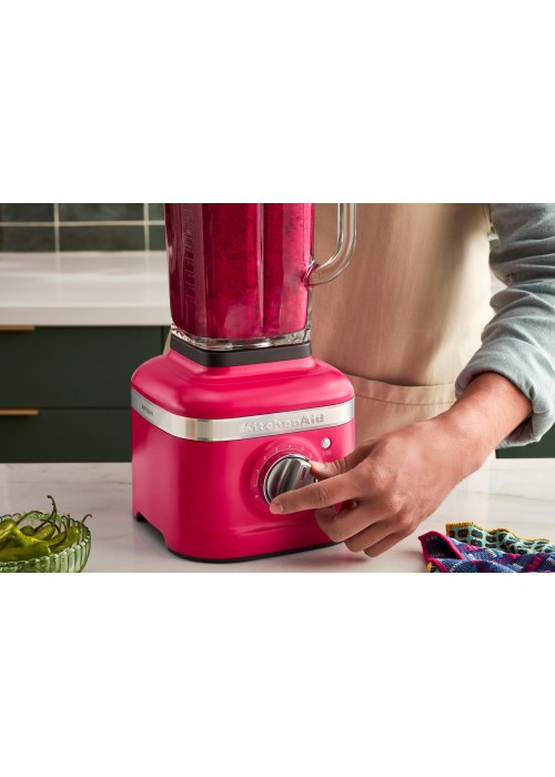 Блендер KitchenAid Artisan K400 1,4 л 5KSB4026EHI зі скляним стаканом, колір гібіскус