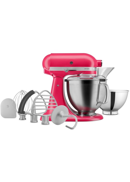 Кухонная машина KitchenAid Artisan 4,8 л 5KSM195PSEHI с откидным блоком, колір гібіскус