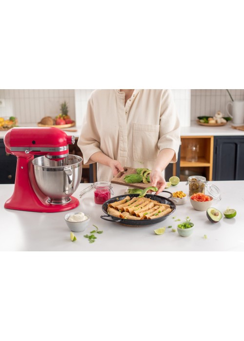 Кухонная машина KitchenAid Artisan 4,8 л 5KSM195PSEHI с откидным блоком, колір гібіскус