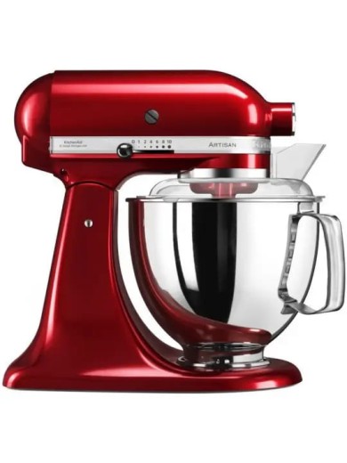 Міксер планетарний KitchenAid Artisan 4,8 л 5KSM175PSEER з відкидним блоком червоний
