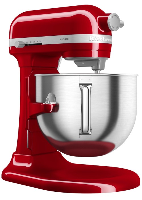 Кухонна машина KitchenAid Artisan 6,6 л 5KSM70SHXEER з підйомною чашею, червоний