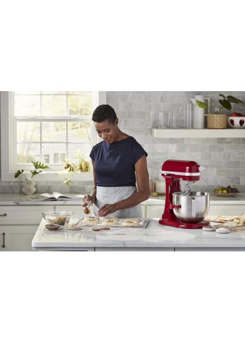 Кухонна машина KitchenAid Artisan 6,6 л 5KSM70SHXEER з підйомною чашею, червоний