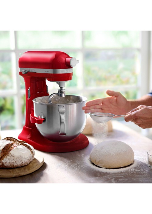 Кухонна машина KitchenAid Artisan 6,6 л 5KSM70SHXEER з підйомною чашею, червоний