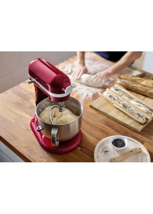 Кухонна машина KitchenAid Artisan 6,6 л 5KSM70SHXEER з підйомною чашею, червоний
