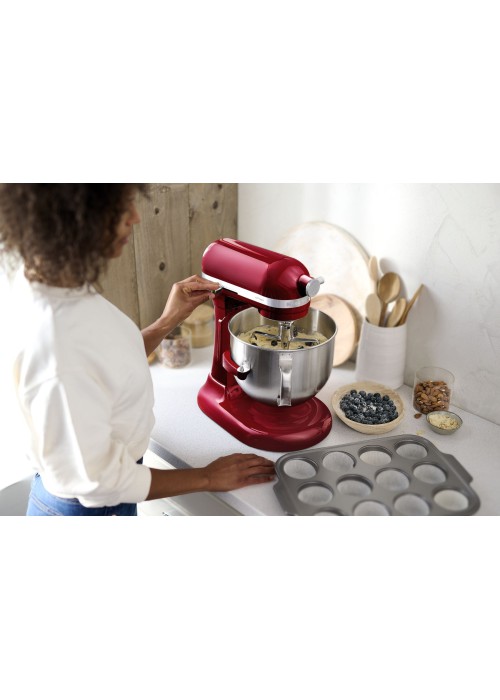 Кухонна машина KitchenAid Artisan 6,6 л 5KSM70SHXEER з підйомною чашею, червоний