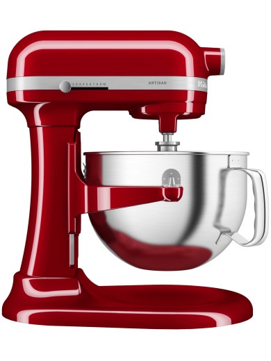 Кухонна машина KitchenAid Artisan 5,6 л 5KSM60SPXEER з підйомною чашею, червоний