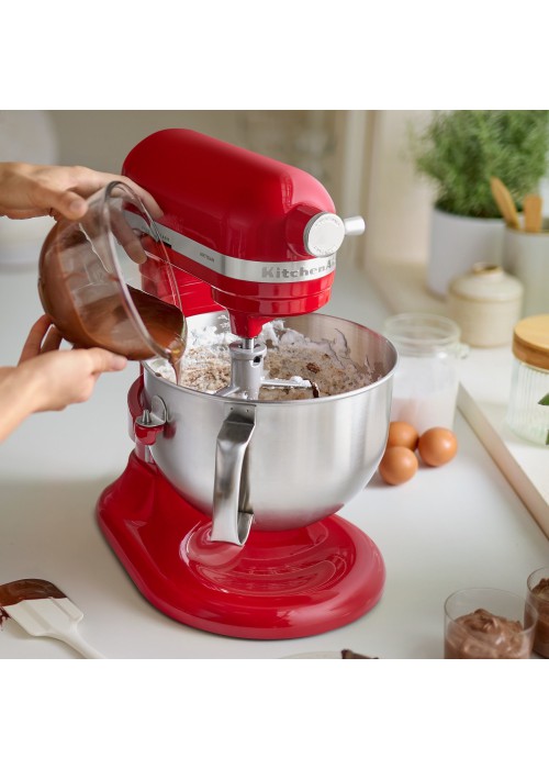 Кухонна машина KitchenAid Artisan 5,6 л 5KSM60SPXEER з підйомною чашею, червоний