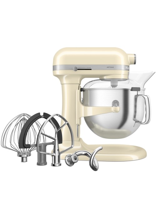Кухонна машина KitchenAid Artisan 6,6 л 5KSM70SHXEAC з підйомною чашею, кремовий