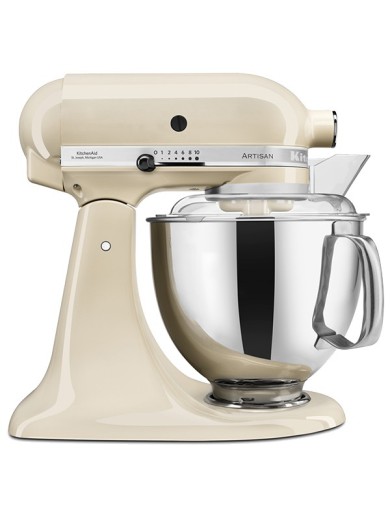 Міксер планетарний KitchenAid Artisan 4,8 л 5KSM175PSEAC з відкидним блоком кремовий