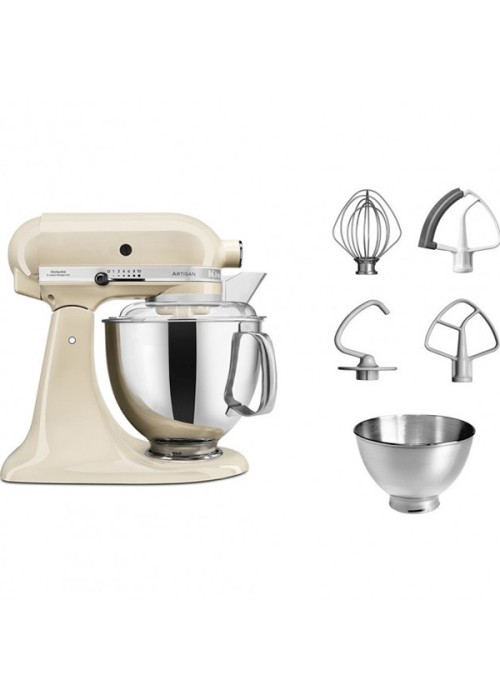 Міксер планетарний KitchenAid Artisan 4,8 л 5KSM175PSEAC з відкидним блоком кремовий