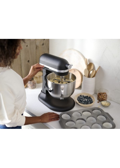 Кухонна машина KitchenAid Artisan 6,6 л 5KSM70SHXEBK з підйомною чашею, колір чугун