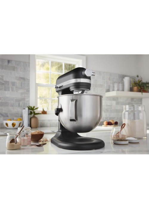 Кухонна машина KitchenAid Artisan 6,6 л 5KSM70SHXEBK з підйомною чашею, колір чугун