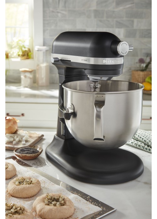 Кухонна машина KitchenAid Artisan 6,6 л 5KSM70SHXEBK з підйомною чашею, колір чугун