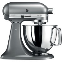 Міксер планетарний KitchenAid Artisan 4,8 л 5KSM125ECU з відкидним блоком сріблястий
