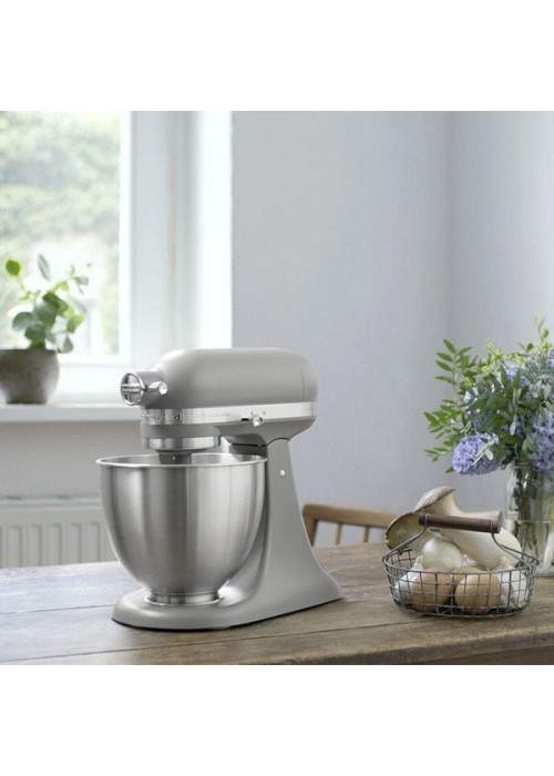 Міксер планетарний KitchenAid Artisan MINI 3,3 л 5KSM3311XEFG з відкидним блоком матовий сірий