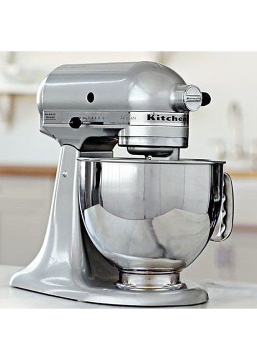 Міксер планетарний KitchenAid Artisan 4,8 л 5KSM175PSEMS з відкидним блоком срібний медальйон