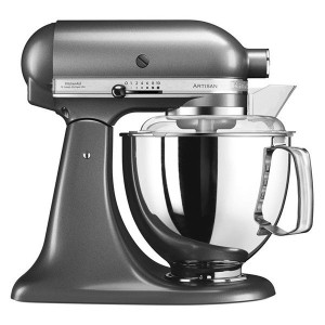 Міксер планетарний KitchenAid Artisan 4,8 л 5KSM175PSEMS з відкидним блоком срібний медальйон