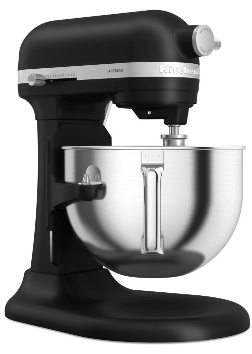 Кухонна машина KitchenAid Artisan 5,6 л 5KSM60SPXEBM з підйомною чашею, чорний матовий