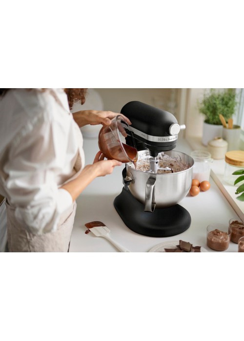 Кухонна машина KitchenAid Artisan 5,6 л 5KSM60SPXEBM з підйомною чашею, чорний матовий