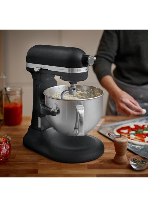 Кухонна машина KitchenAid Artisan 5,6 л 5KSM60SPXEBM з підйомною чашею, чорний матовий