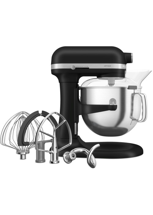 Кухонна машина KitchenAid Artisan 6,6 л 5KSM70SHXEBM з підйомною чашею, чорний